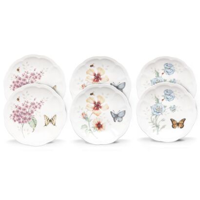 Zestaw 6 szt. talerzy 16 cm Butterfly Meadow