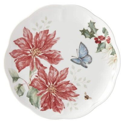 Talerz Blue Butterfly 23 cm Butterfly Meadow Holiday