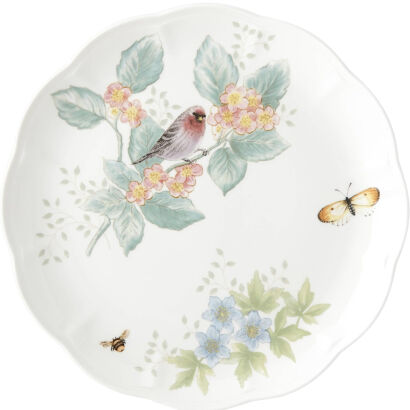 Talerz Ptaki 27 cm Red Bird Butterfly Meadow
